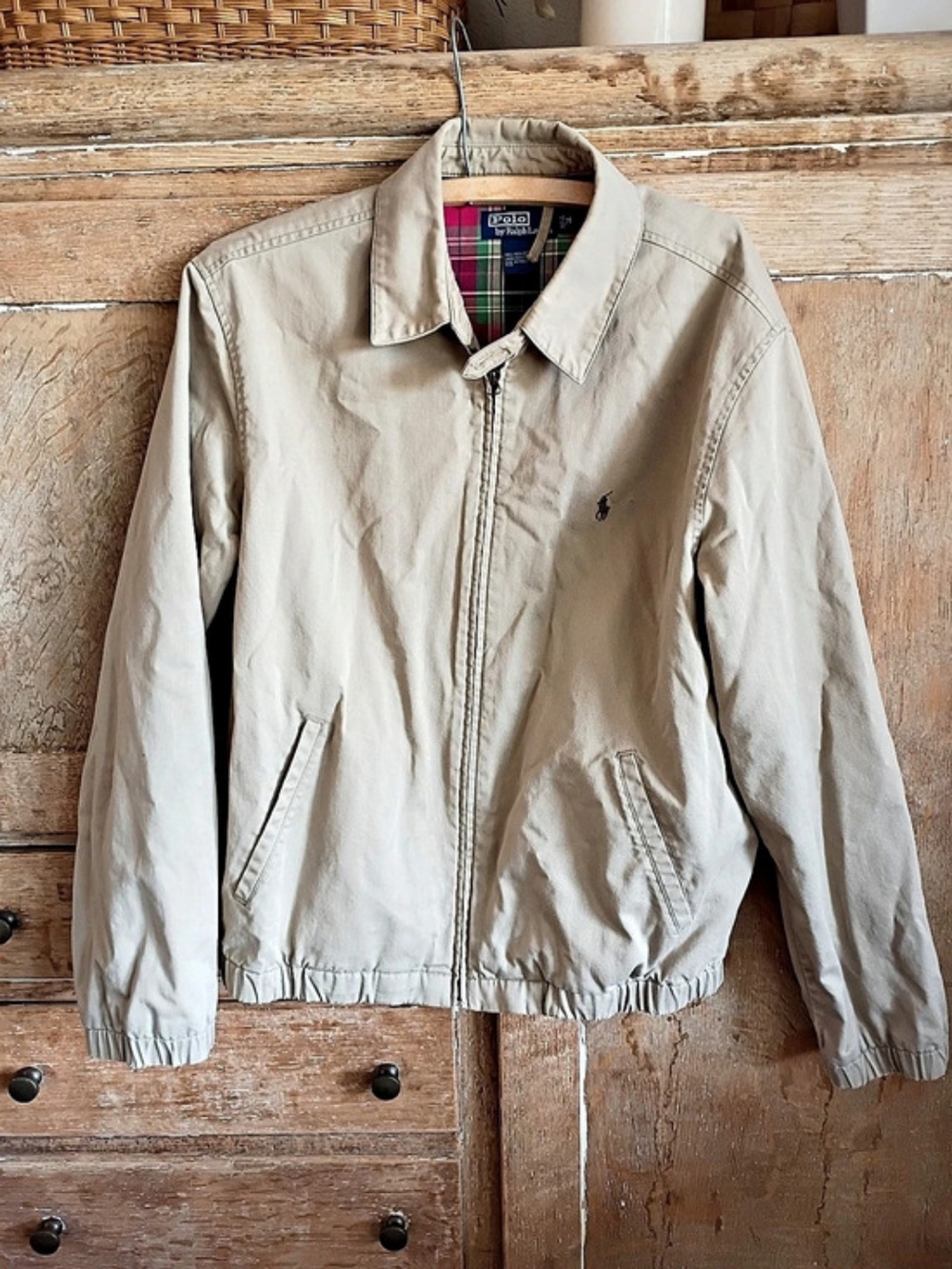 Polo by Ralph Lauren Men's Beige Lightweight Chore Jacket Medium